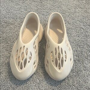 Stylish Cream Women's Slip-On Shoes